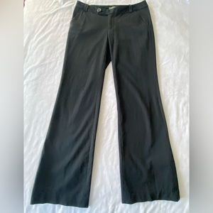 Black cotton pants, size 8 straight leg by Eddie Bauer